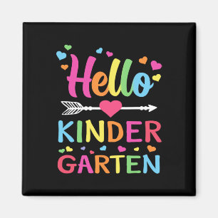Aimant Bonjour équipe de maternelle Kinder Byck À l'école