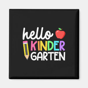 Aimant Bonjour Équipe de Maternelle Kinder Byck À l'École