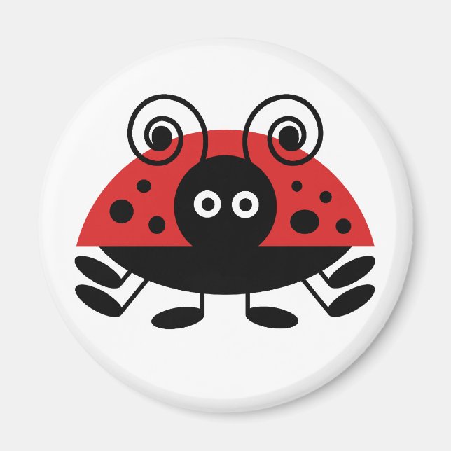 Aimant Bonjour Ladybug (Devant)