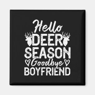 Aimant Bonjour Saison des Cerfs Adieu petit ami