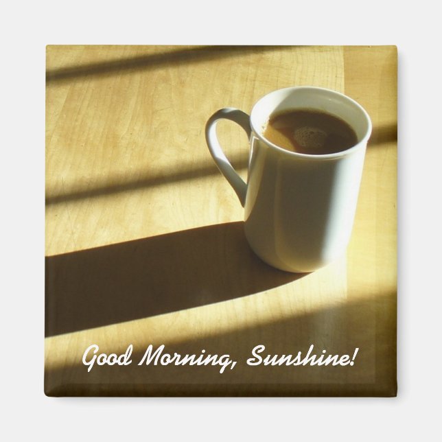 Aimant Bonjour, soleil (Devant)