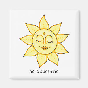 Aimant Bonjour Sunshine