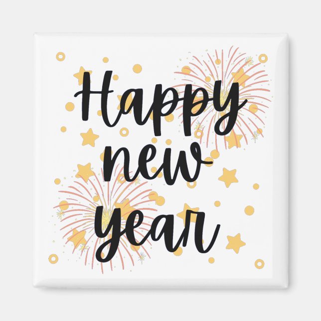 Aimant Bonne année (Devant)