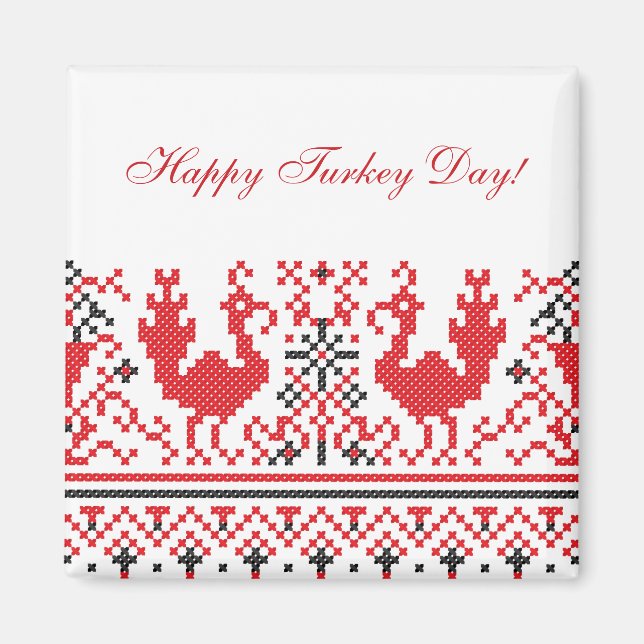 Aimant Bonne fête de la Turquie ! (Devant)