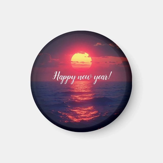 Aimant Bonne nouvelle année (Devant)