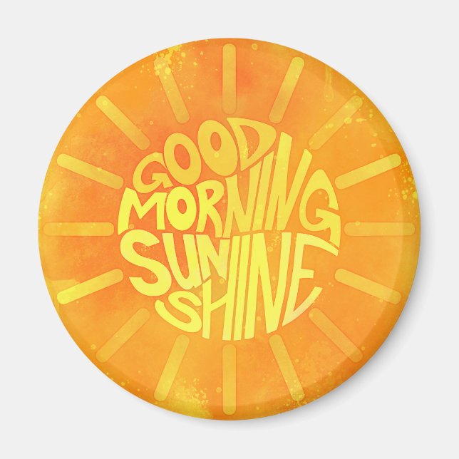 Aimant Bonne nuit, Sunshine ! (Devant)