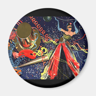 Aimant Bonnes années vintages de partie d'Ève avec des