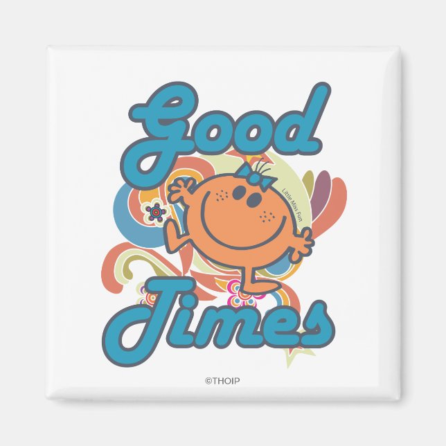 Aimant Bonnes Heures Avec Little Miss Fun (Devant)