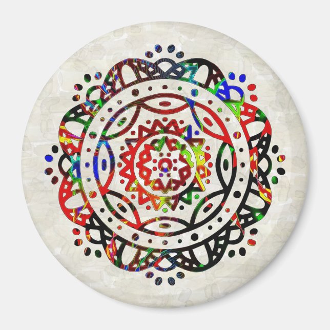 Aimant Bonnes vibrations (Devant)