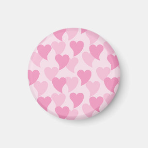 Aimant Bons Coeurs Motif sans couture