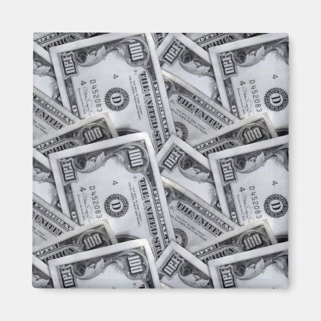 Aimant Bons de 100 dollars 1 (Devant)