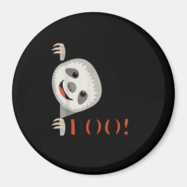 Aimant Boo ! Drôle Masquer Peekaboo Effrayant Halloween S (Devant)