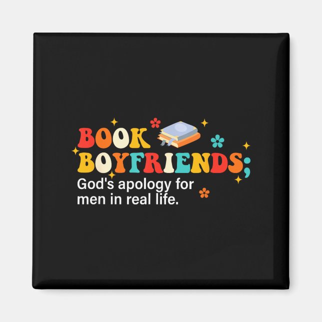 Aimant Book Boyfriends Definition Design  (Devant)