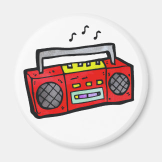 Aimant Boombox radio rétro
