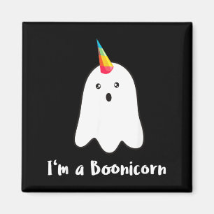 Aimant BOOnicorn Boo Fantôme Licorne Halloween Drôle