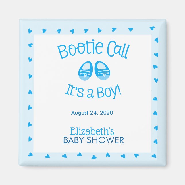Aimant Bootie Call Blue Baby Boy Douche (Devant)