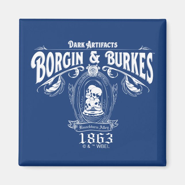 Aimant BORGIN & BURKES™ Artefacts foncés Magasin graphiqu (Devant)