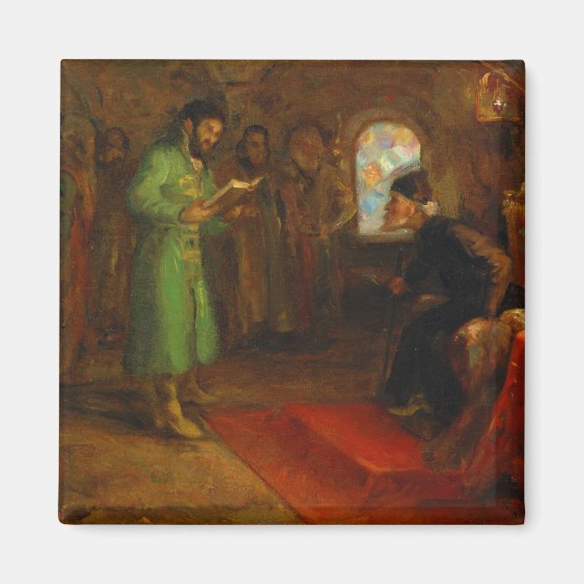 Aimant Boris Godunov avec Ivan le Terrible (Devant)