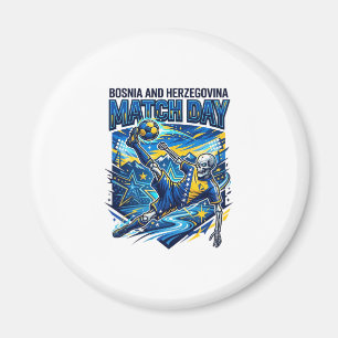 Aimant Bosnie-Herzégovine Match Day Skeleton Striker