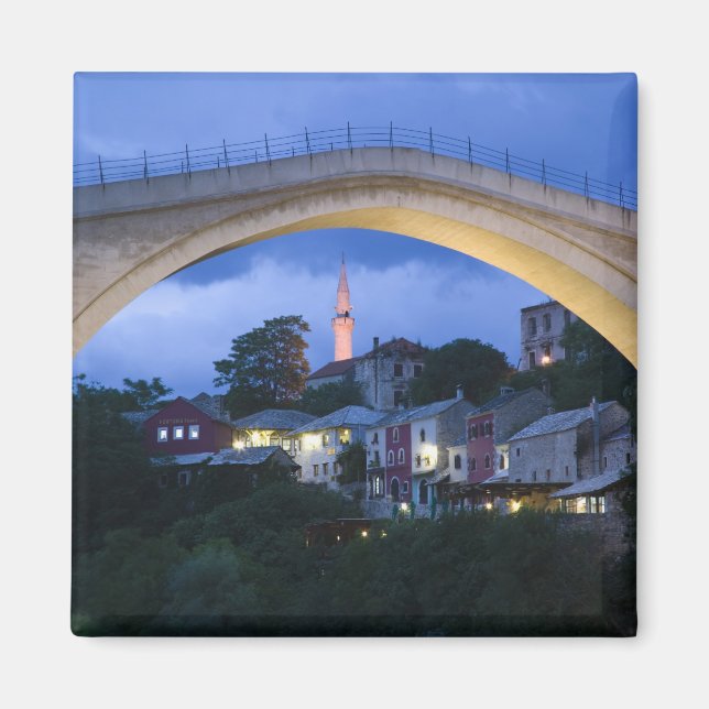 Aimant Bosnie-Herzégovine - Mostar. L'ancien pont 2 (Devant)