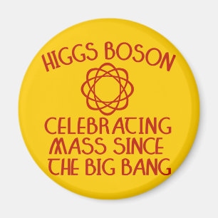 Aimant Boson de Higgs célébrant la masse depuis Big Ban