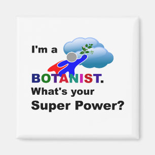 Aimant Botaniste Superhero conception personnalisée