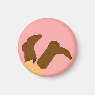 Aimant Bottes Cowboy