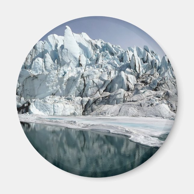 Aimant Bouche du glacier Matanuska Alaska (Devant)