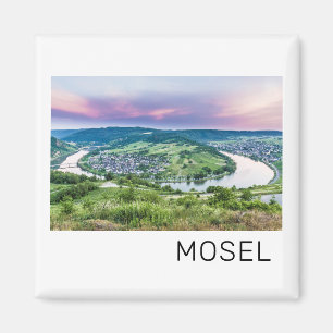 Aimant Boucle Moselle Coucher de soleil Kroev Panorama Al