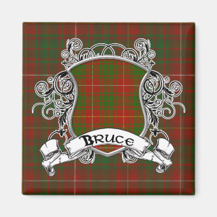Aimant Bouclier de tartan de Bruce