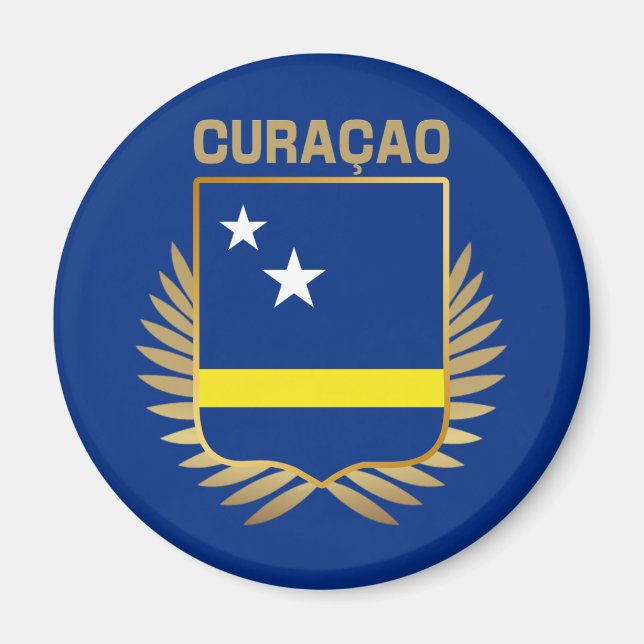 Aimant Bouclier indicateur Curaçao (Devant)