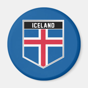Aimant Bouclier indicateur Islande