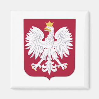 Aimant Bouclier rouge de l'aigle polonais