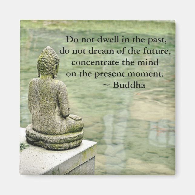 Aimant Bouddha Zen Spirituel Inspiration Lumière (Devant)