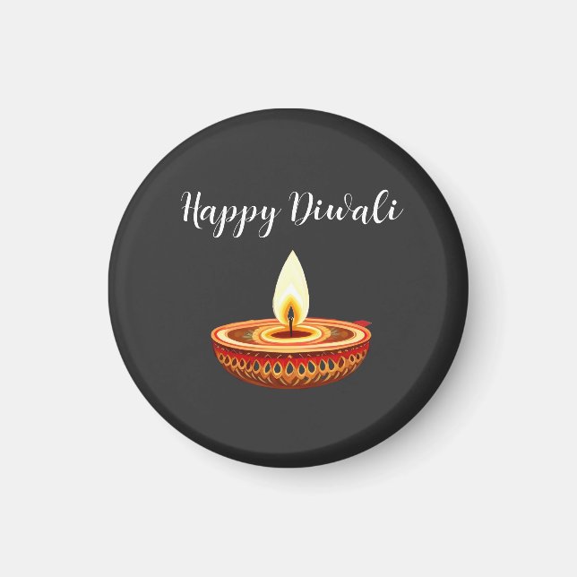 Aimant Bougie Divali (Devant)