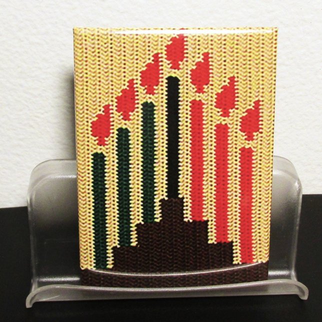 Aimant Bougies de vacances Kwanzaa Crochet artistique Imp (Créateur téléchargé)