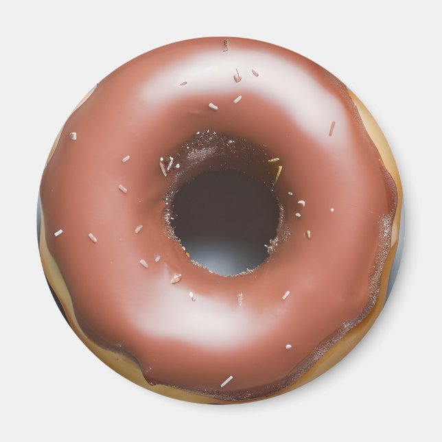 Aimant Bouillie de chocolat congelée avec arrosage (Devant)