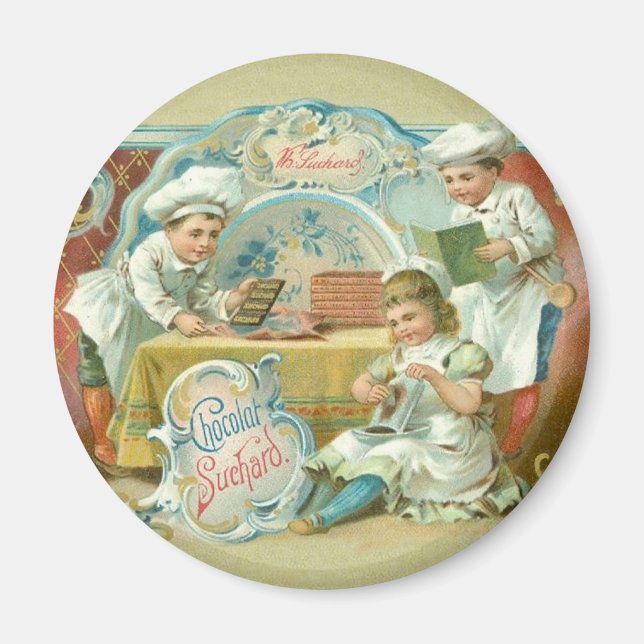 Aimant Boulangeries au chocolat Antique (Devant)