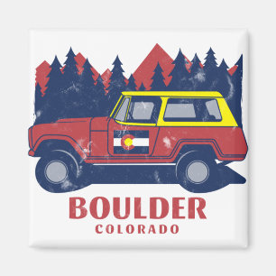 Aimant Boulder Colorado Vintage