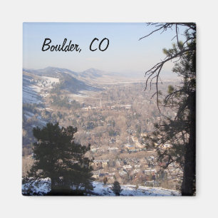 Aimant Boulder, le Colorado d'en haut