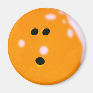 Aimant Boule de Bowling (orange)