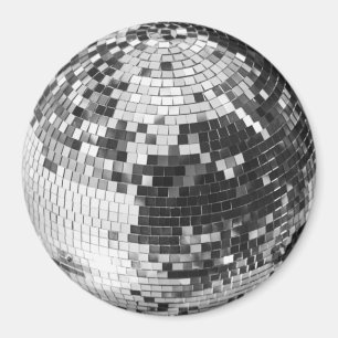 Aimant Boule de disco rétro brillant parties scintillant