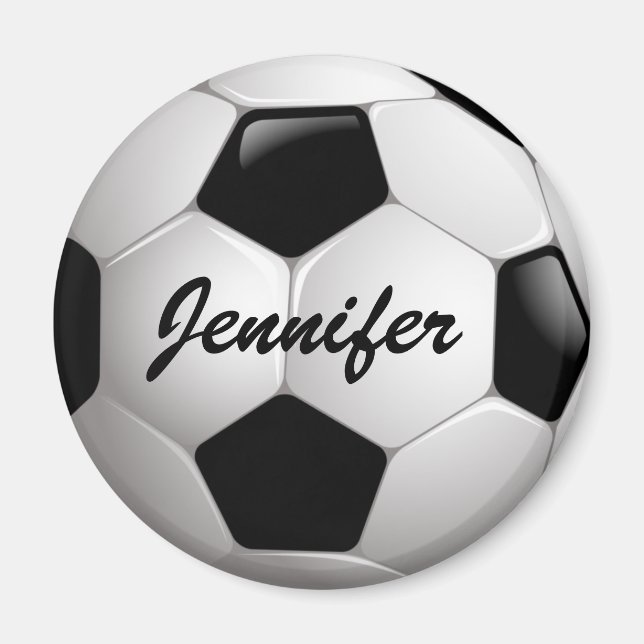 Aimant Boule de football personnalisable (Devant)