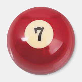 Aimant Boule de piscine "7 balles" conception cadeaux et 