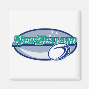 Aimant boule de rugby Nouvelle Zélande