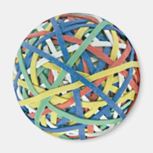 Aimant Boule d'une bande élastique