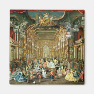 Aimant Boule masquée dans le Hoftheater, Bonn, 1754