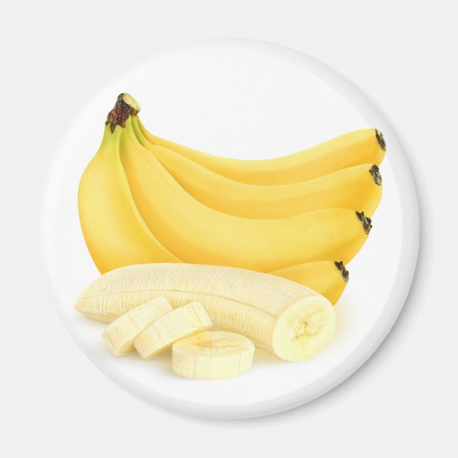 Aimant Bouquet de bananes coupées (Devant)