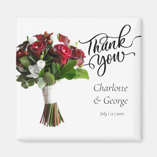 Aimant Bouquet de mariage Fleur de remerciement Cadeau de