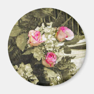 Aimant Bouquet de mariage vintage